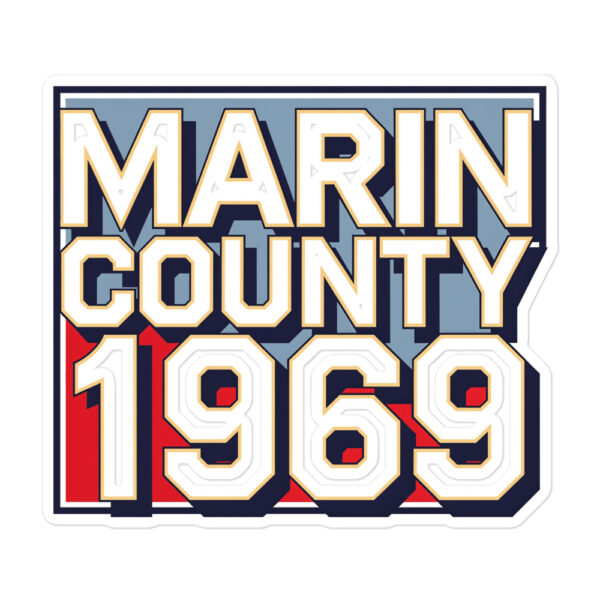 Marin County sticker