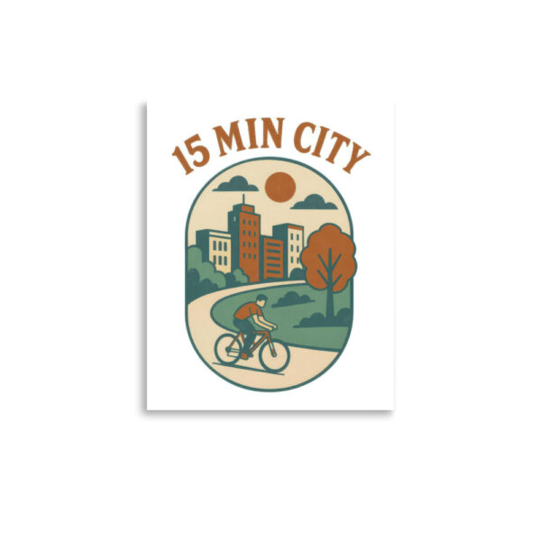 15-minute city poster
