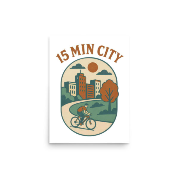 15-minute city poster