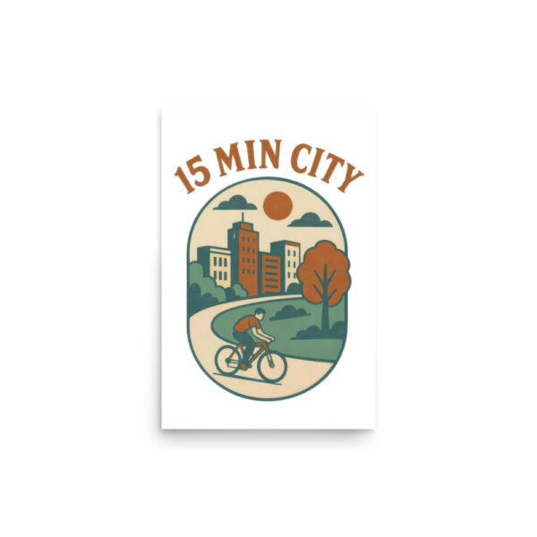 15-minute city poster