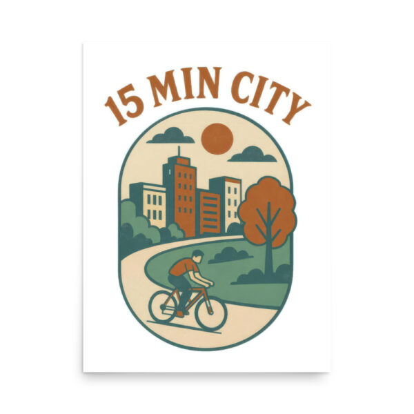 15-minute city poster