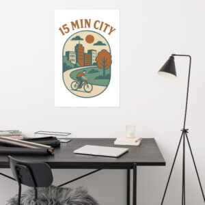 15-minute city poster