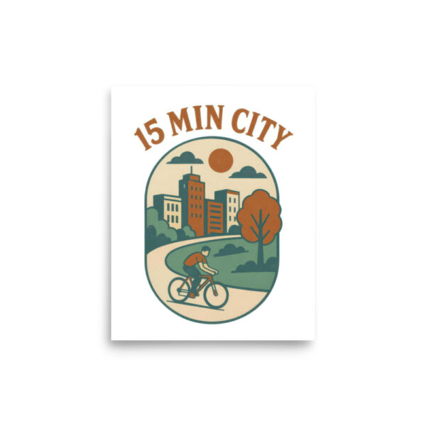 15-minute city poster