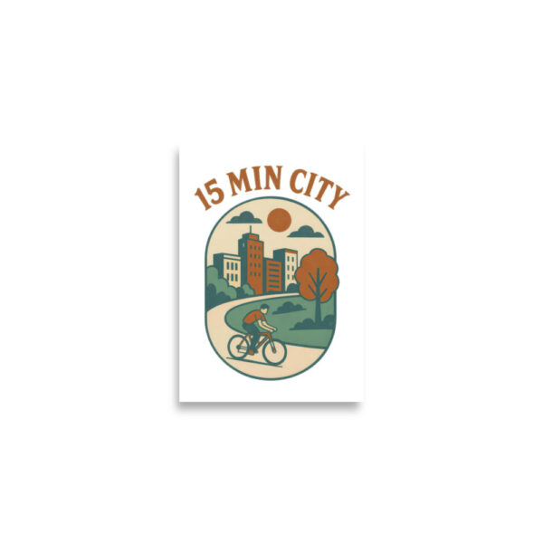 15-minute city poster