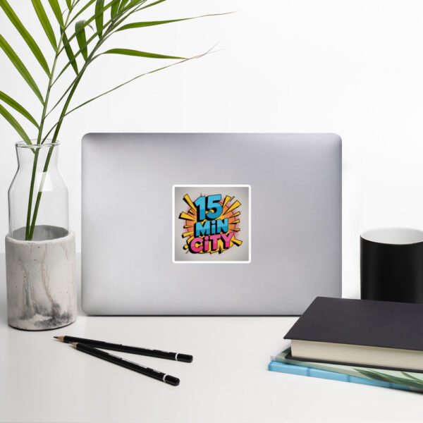 15-Minute City Kiss-Cut Sticker - Image 4