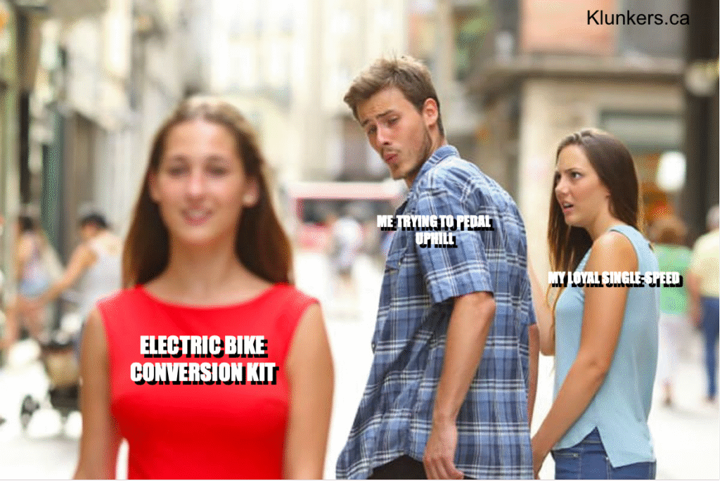 meme about klunker bikes