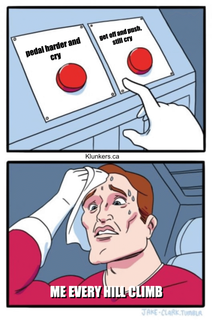 meme about klunker bikes
