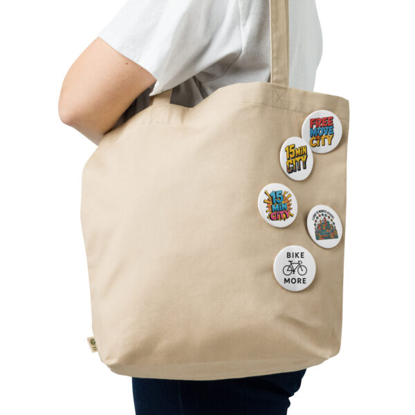 15-min city pin buttons