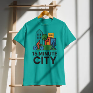 15-minute city t-shirt
