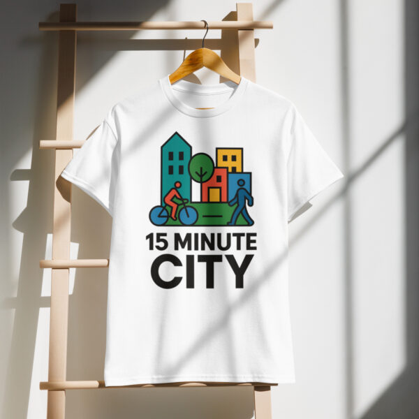 15-minute city t-shirt